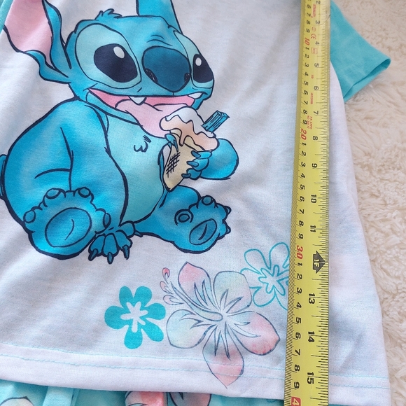 3/$30 New- Disney Girl's Lilo & Stitch 3 Piece Extra Soft Pajama Set - Picture 9 of 15